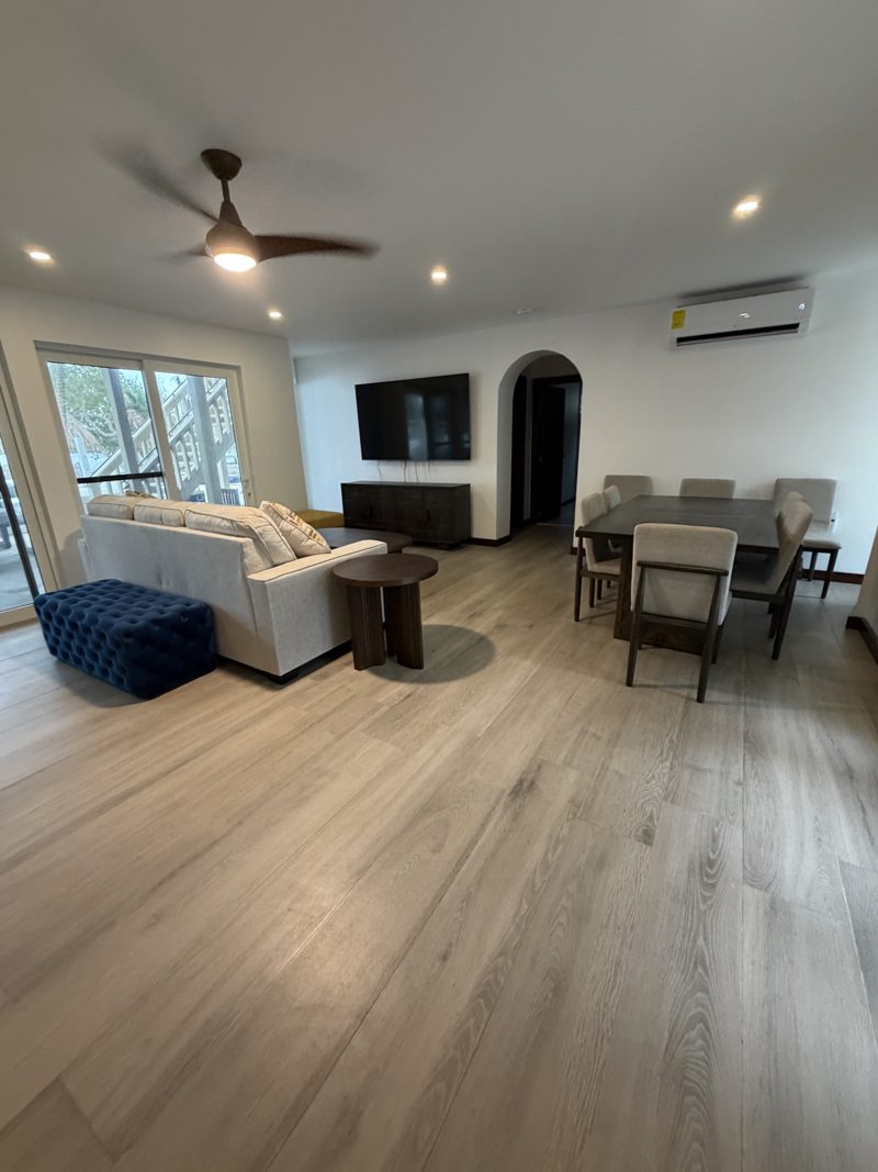Living and dining room